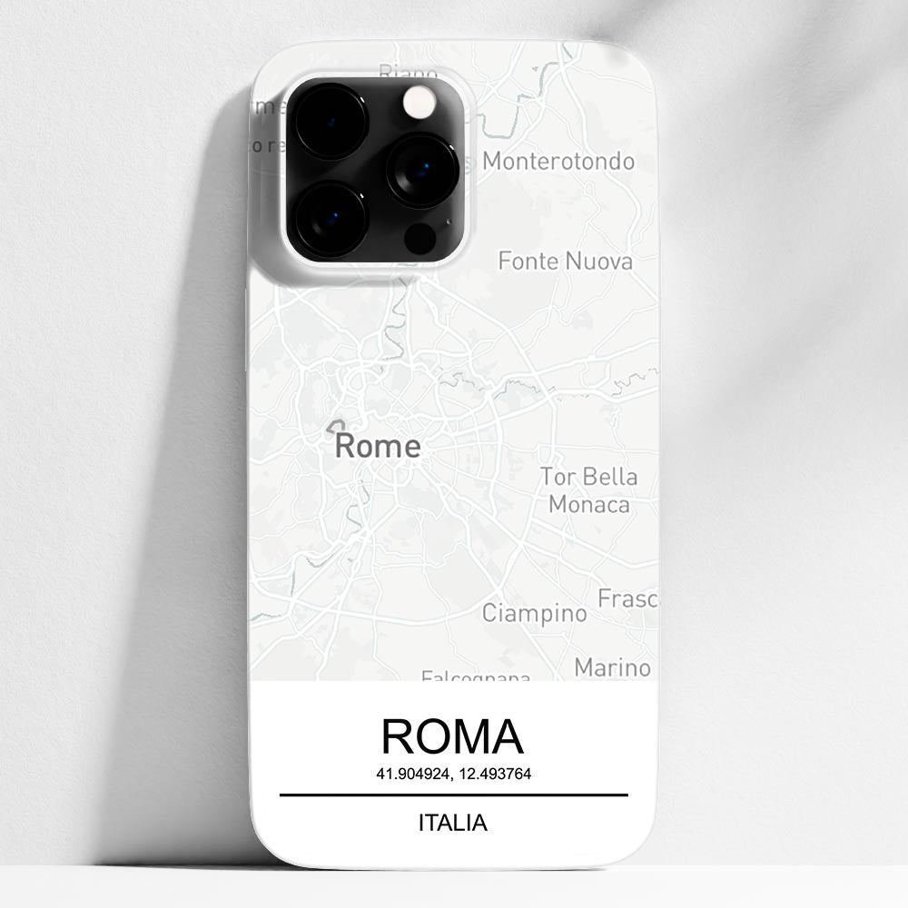 La tua mappa Light - cover iPhone 14 Pro Max personalizzata